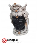 Testa di moro in ceramica di Caltagirone - Donna h 38 cm