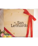 Wooden gift box with 5 bottles of Sicilian organic oil