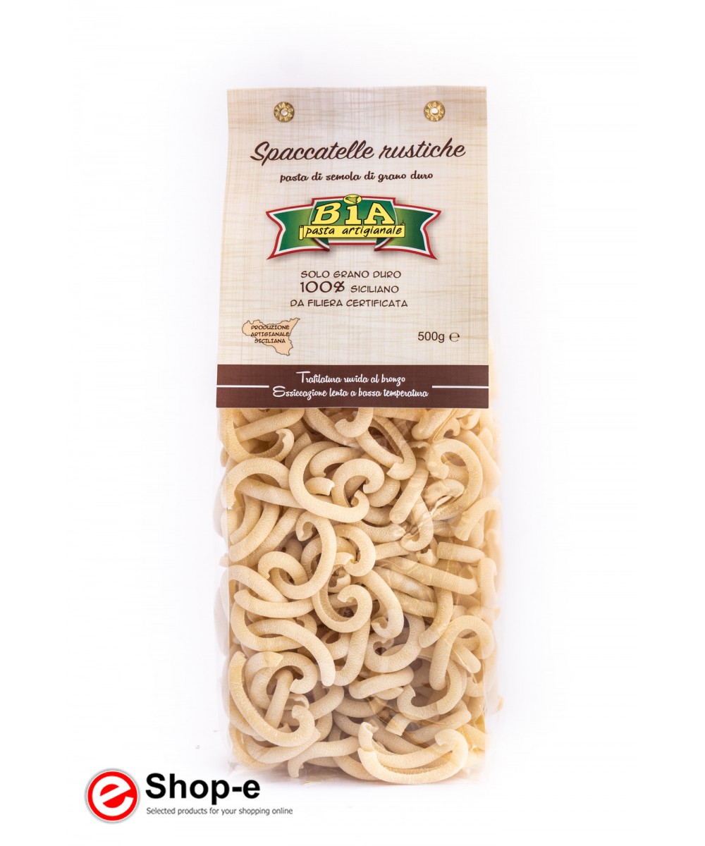 6 kg of artisanal Spaccatelle rustic bronze drawn pasta