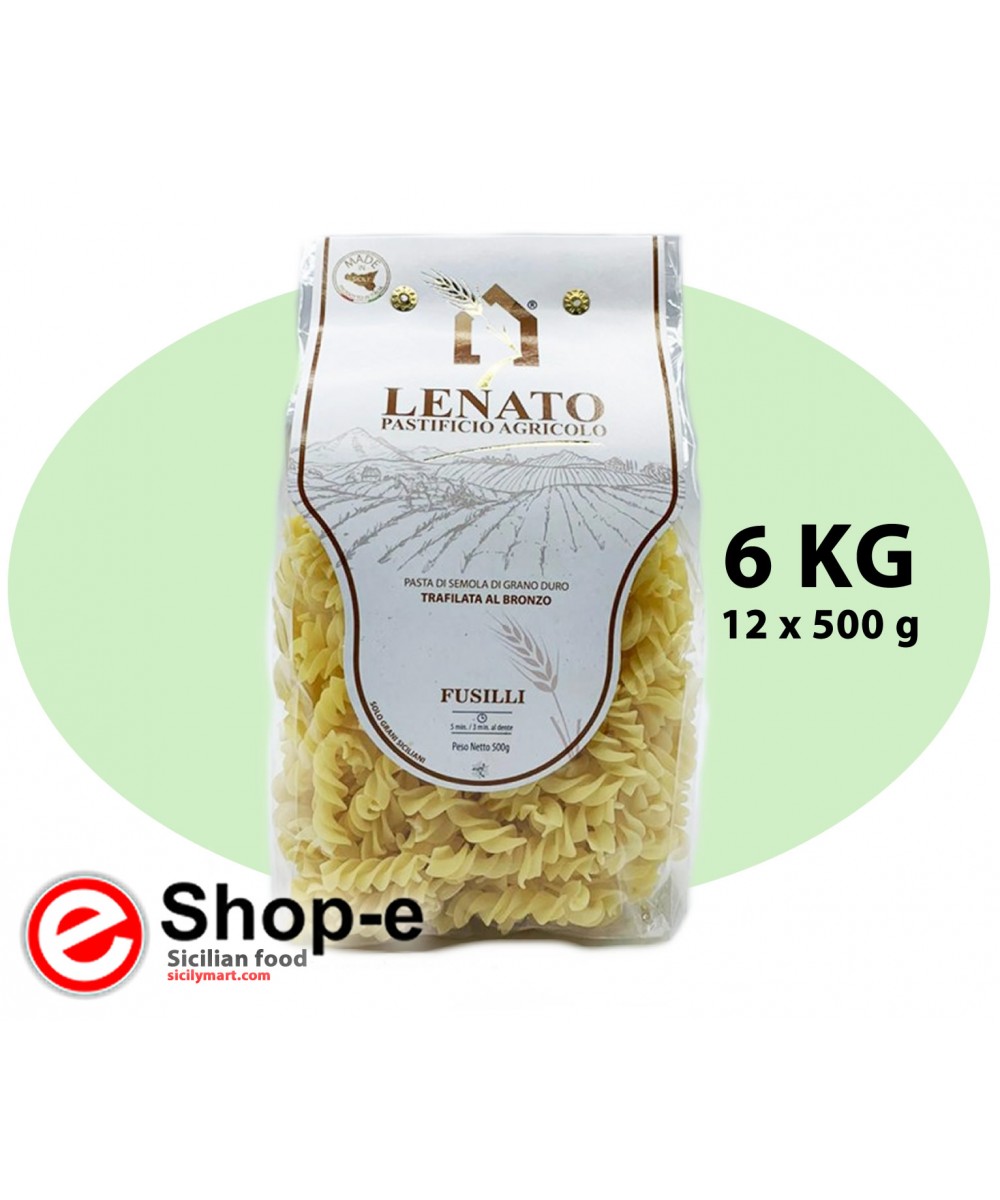 6 Kg di Fusilli di grano duro siciliano