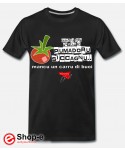 POMADORU SICCAGNU T-Shirt Schwarz Astanchiama Stil Original