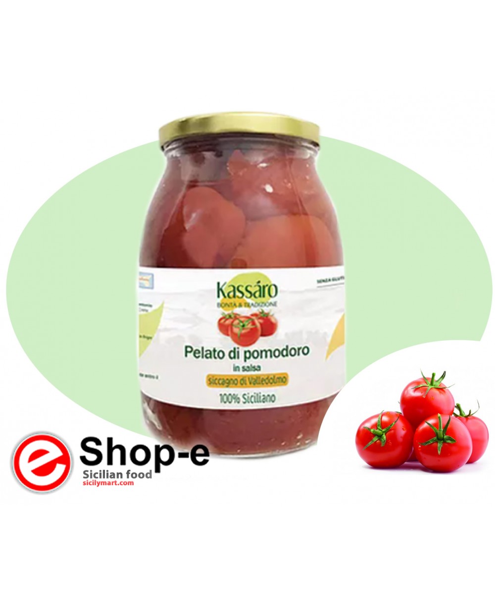 Peeled tomato in 1 kg sauce