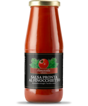 Sauce au fenouil prête à l'emploi de tomate siccagno, 410g