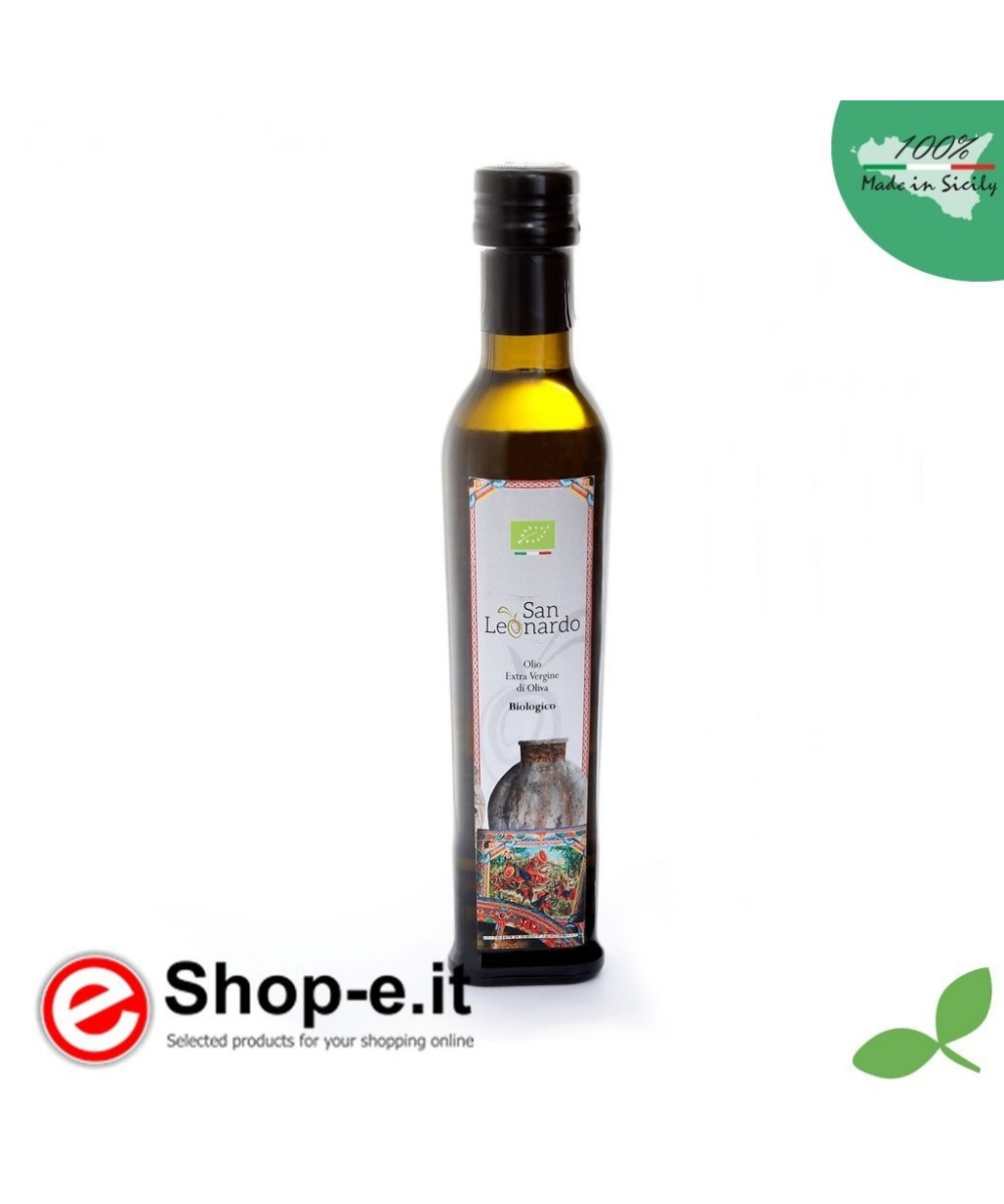 0.75 litri Olio extra vergine di oliva biologico siciliano