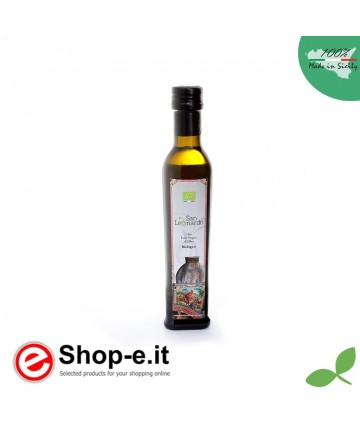 0,25 litre d'huile d'olive extra vierge biologique sicilienne