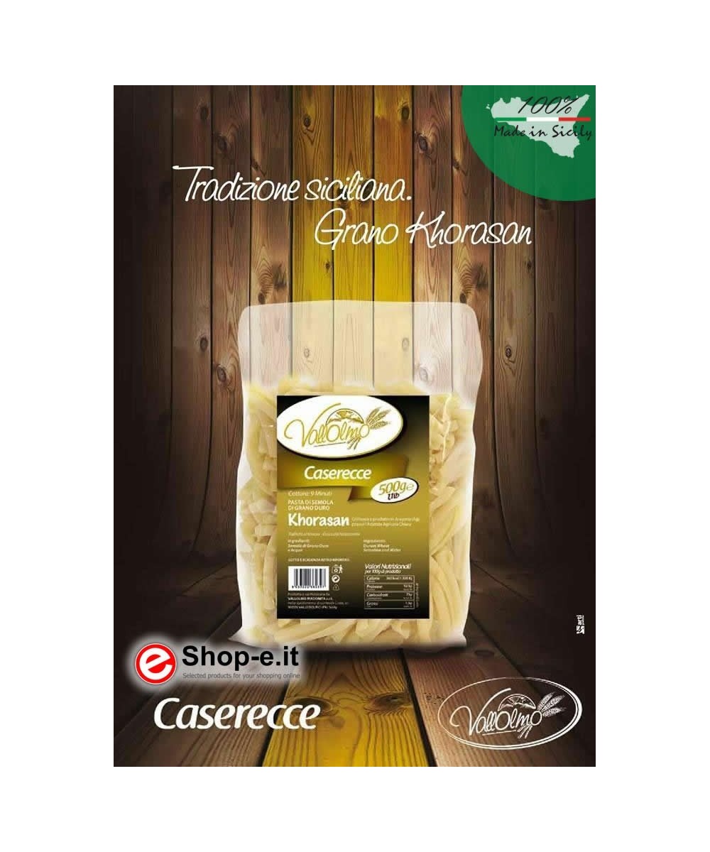 6kg of Caserecce of Sicilian durum wheat Khorasan