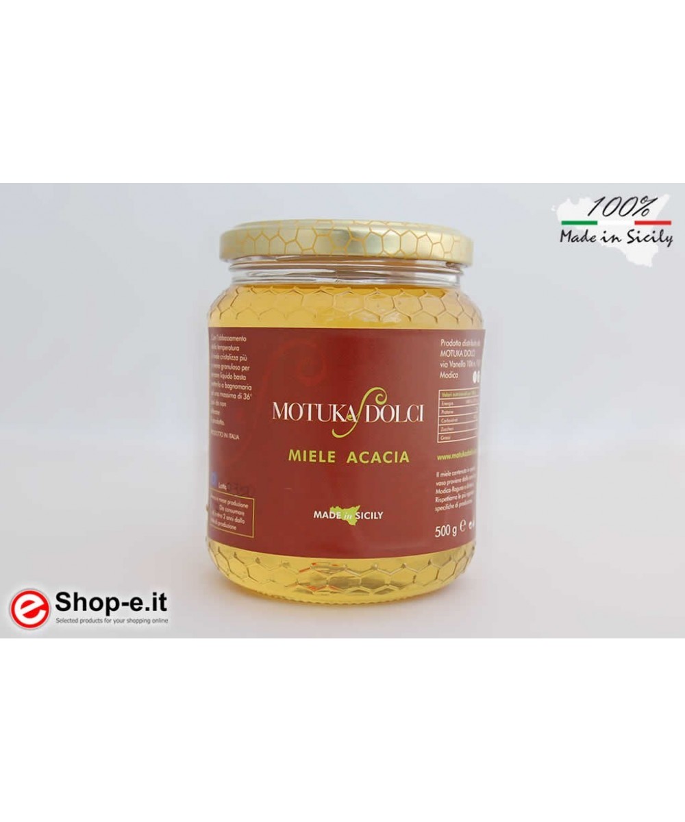 Miele di acacia da 500 grammi
