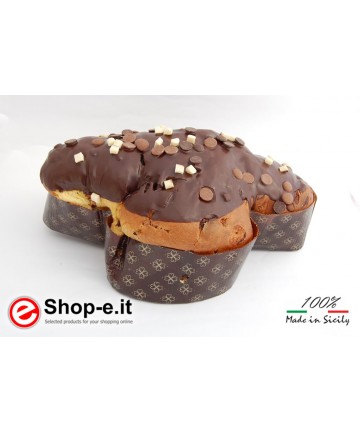 ARTISAN COLOMBA WITH 3 CHOCOLATES: DARK, MILK AND WHITE FROM 1 KG